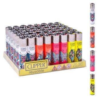 ISQUEIRO CLIPPER 48UN  REUT. ANIMAL MIX