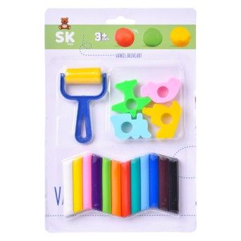 PLASTICINA 12COR C/MOLDE 2724-500 CX48