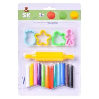 PLASTICINA 12COR C/MOLDE 2724-501 CX48
