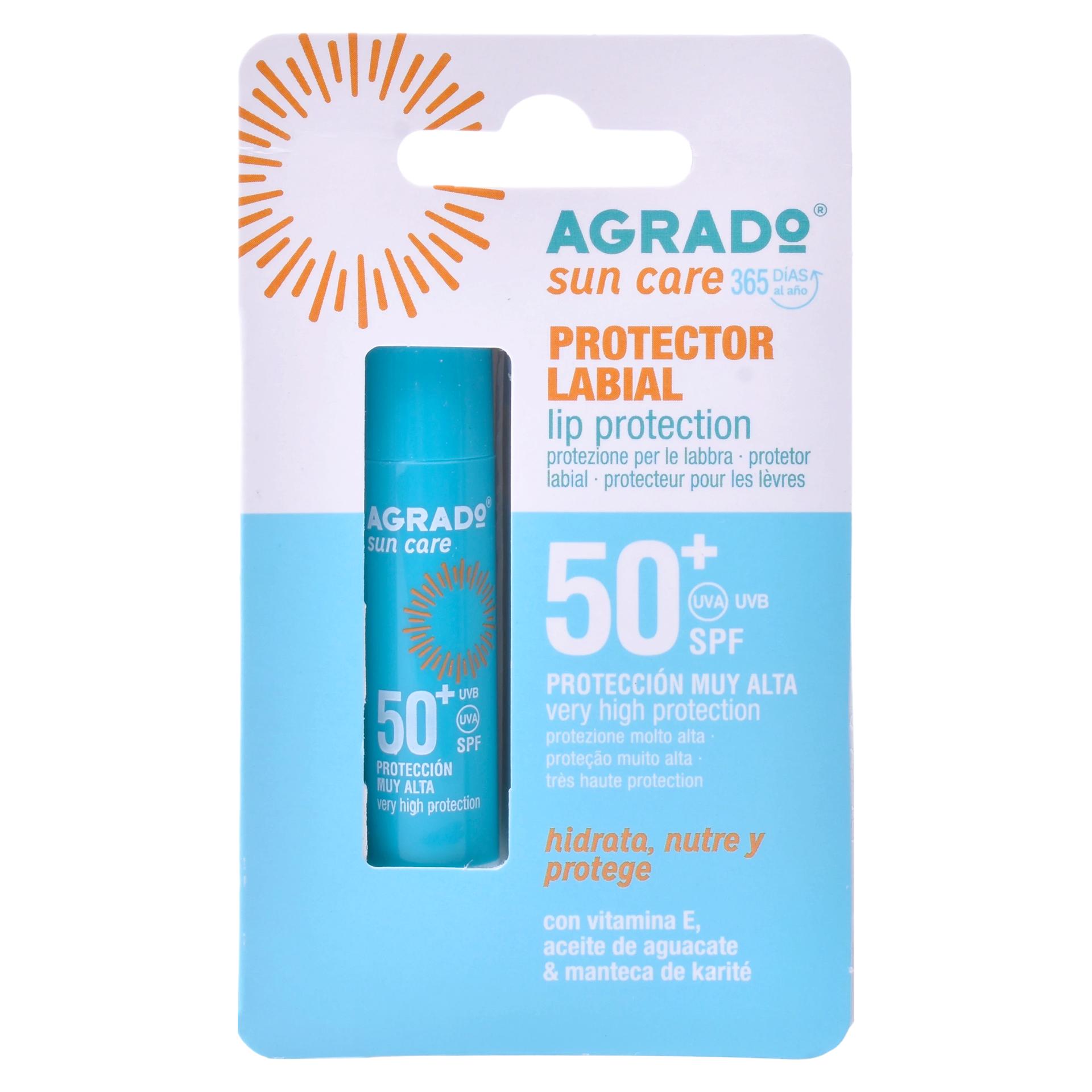PROTETOR LABIAL SOLAR AGRADO FP50+ 4ML PROTETOR LABIAL SOLAR AGRADO FP50+ 4ML