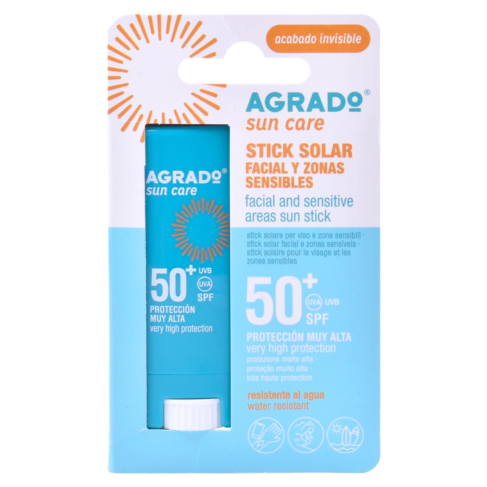 STICK SOLAR FACIAL AGRADO FP50 15ML STICK SOLAR FACIAL AGRADO FP50 15ML