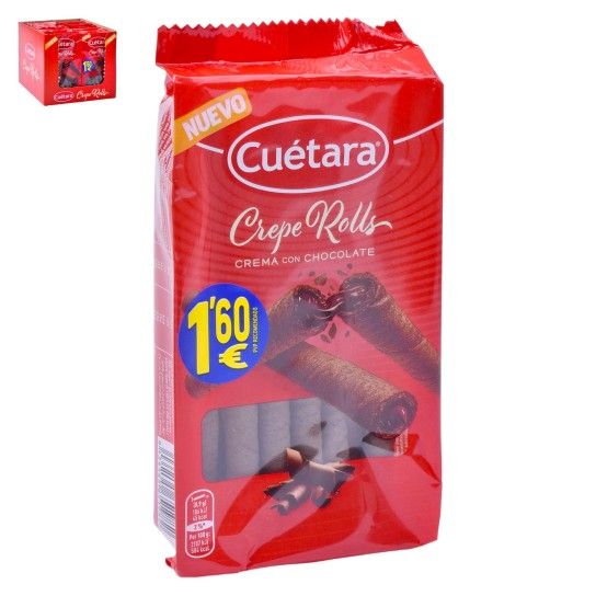 CUETARA ROLLS CHOCO 144G PV1.6