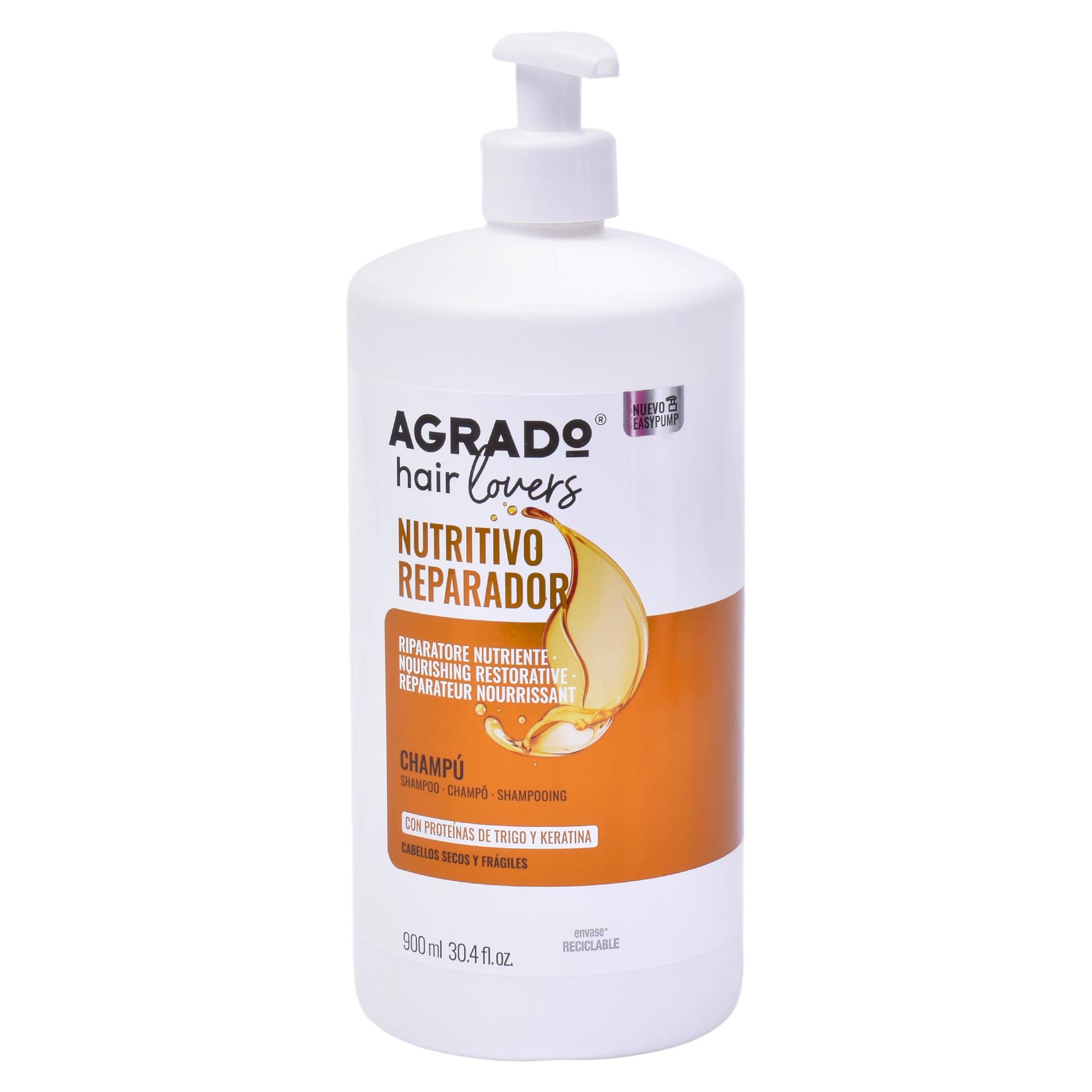 CHAMPO AGRADO NUTRITIVO/REPARADOR 900ML CHAMPO AGRADO NUTRITIVO/REPARADOR 900ML