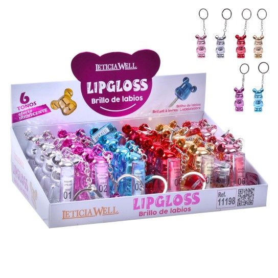 LIP GLOSS C/CHAVEIRO 11198 24UN