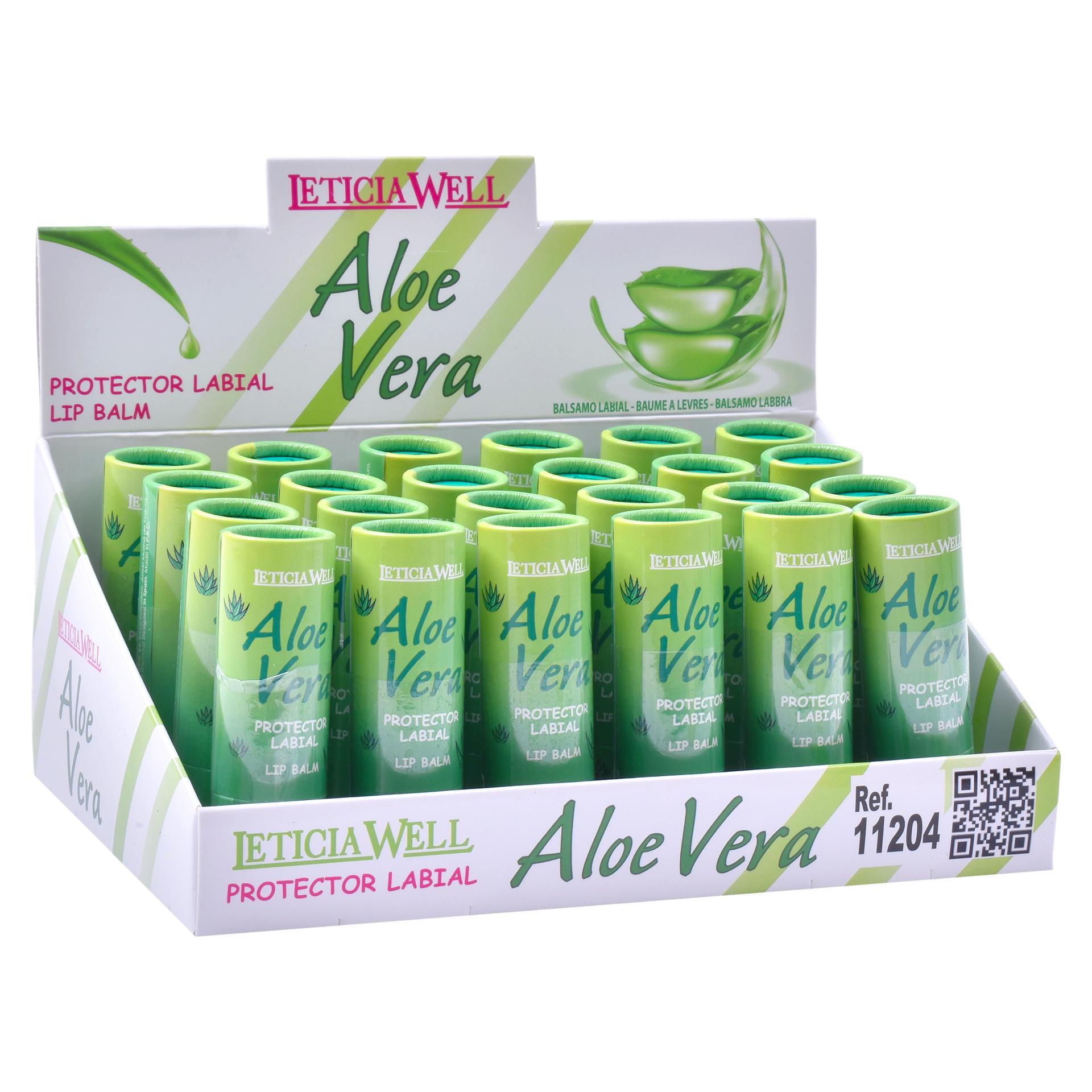 PROTETOR LABIAL CARTON ALOE VERA 11204 CX24 PROTETOR LABIAL CARTON ALOE VERA 11204 CX24