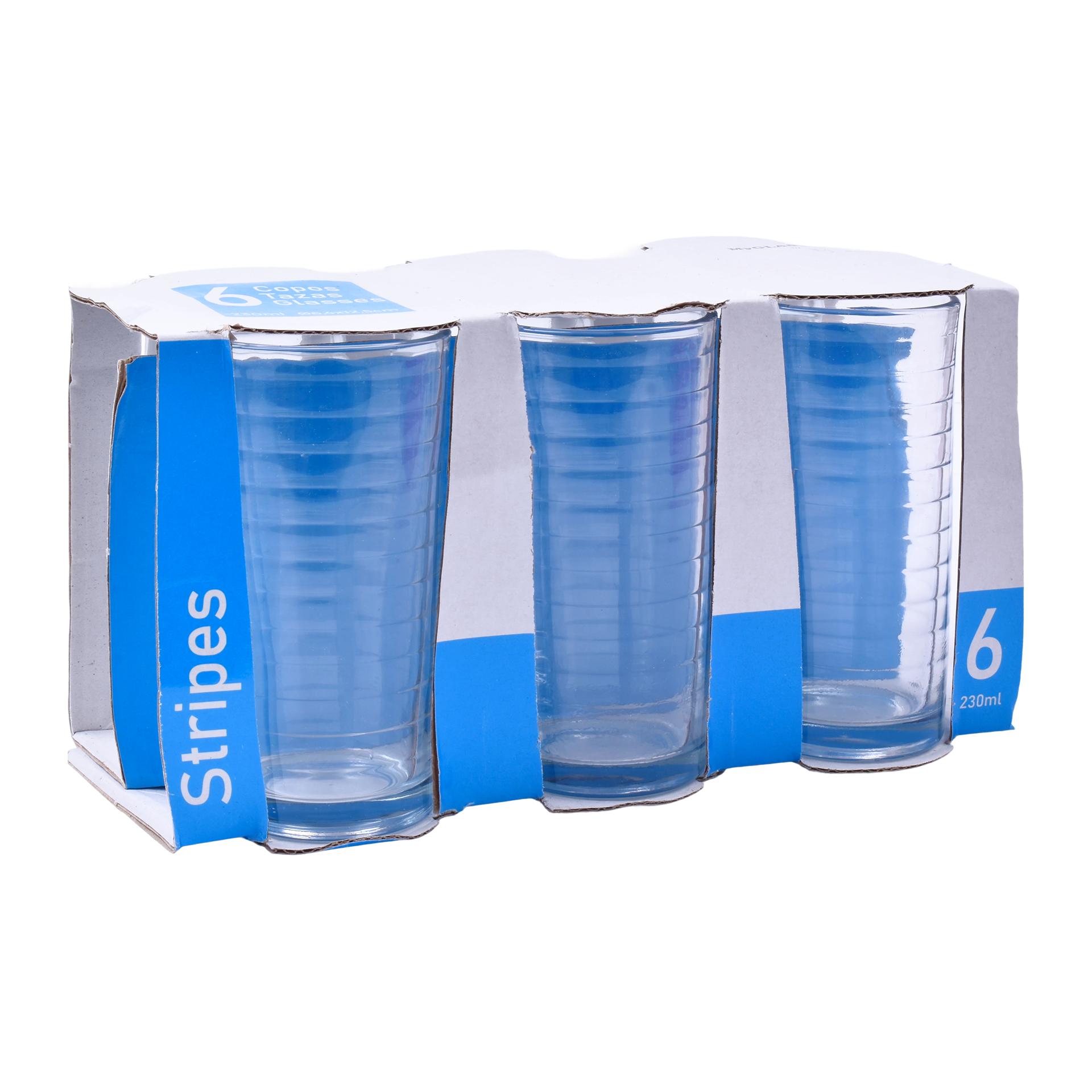 CONJ. 6 COPOS MYGLASS 230ML CONJ. 6 COPOS MYGLASS 230ML