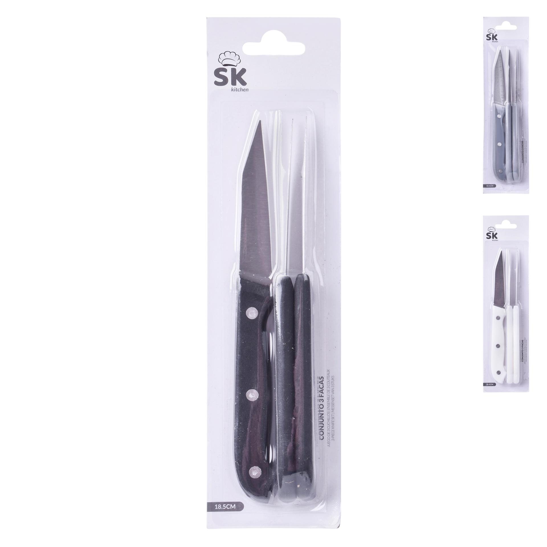 SET 3 PEÇAS FACAS CORTE SK-C-804-424 CX24 SET 3 PEÇAS FACAS CORTE SK-C-804-424 CX24