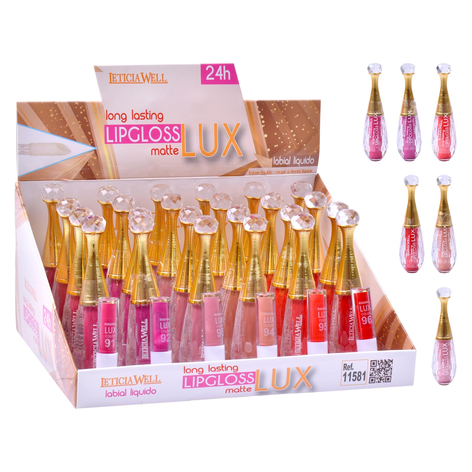 LIPGLOSS LUX MATTE 11581 24UN LIPGLOSS LUX MATTE 11581 24UN