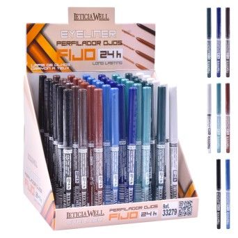 EYELINER FIJO 24H 8CORES REF33279 48UN