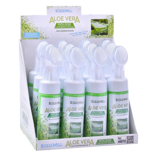 MOUSSE LIMPEZA FACIAL ALOE VERA 44010 12UN MOUSSE LIMPEZA FACIAL ALOE VERA 44010 12UN