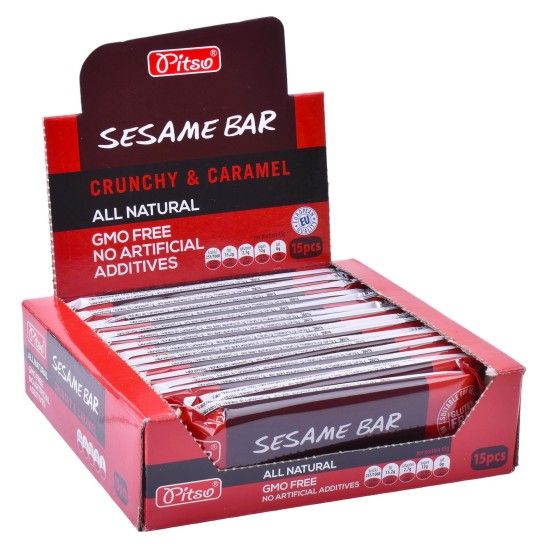 BARRA ENERG SESAMO PITSO 45G 15UN