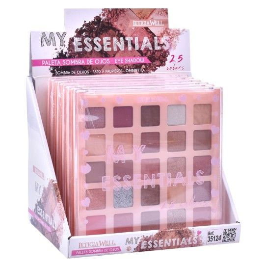 PALETA 25 SOMBRAS 35124 6UN