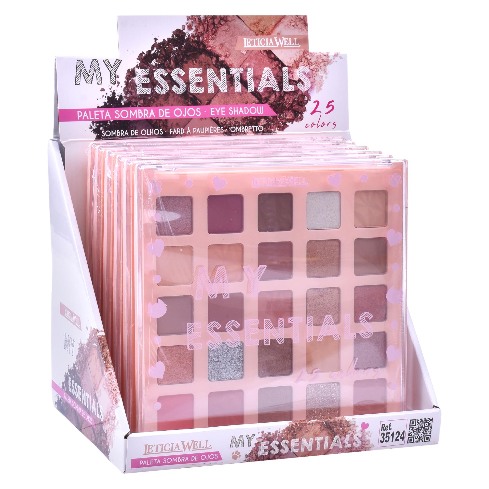 PALETA 25 SOMBRAS 35124 6UN PALETA 25 SOMBRAS 35124 6UN