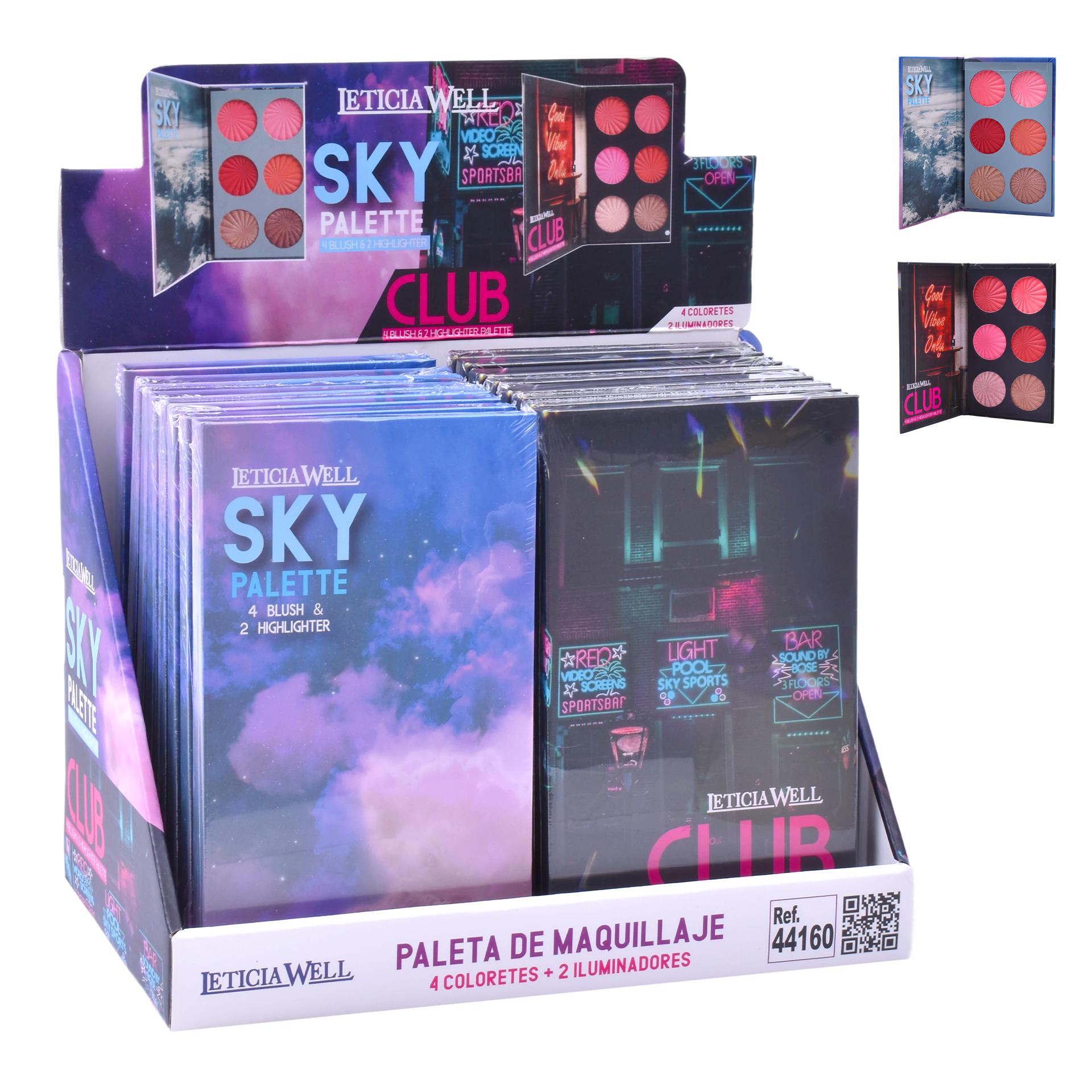 PALETA BLUSH/ILUMINADOR 44160 16UN PALETA BLUSH/ILUMINADOR 44160 16UN