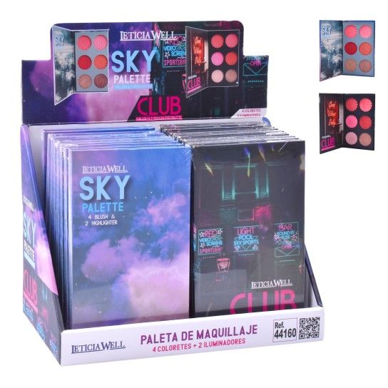 PALETA BLUSH/ILUMINADOR 44160 16UN