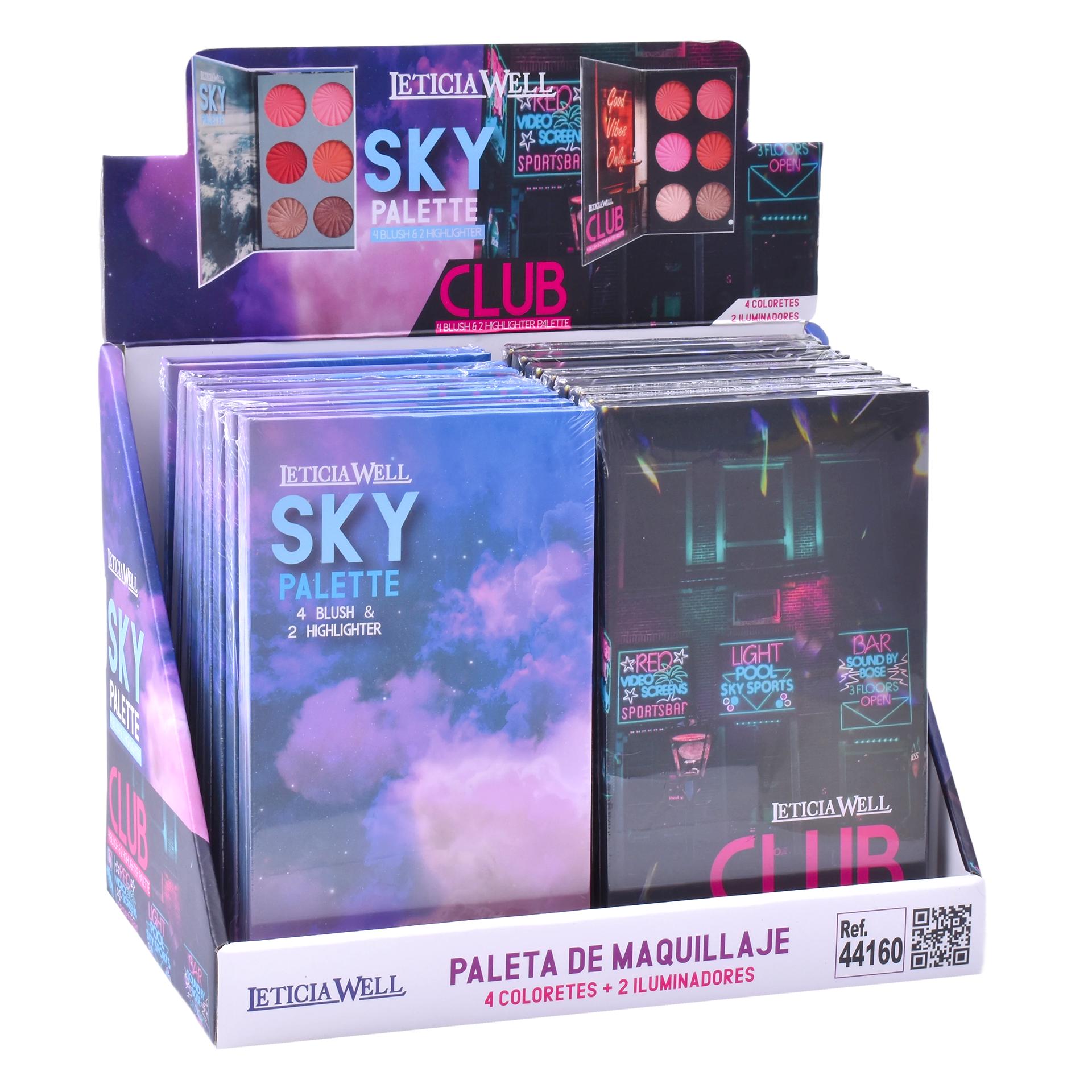 PALETA BLUSH/ILUMINADOR 44160 16UN PALETA BLUSH/ILUMINADOR 44160 16UN