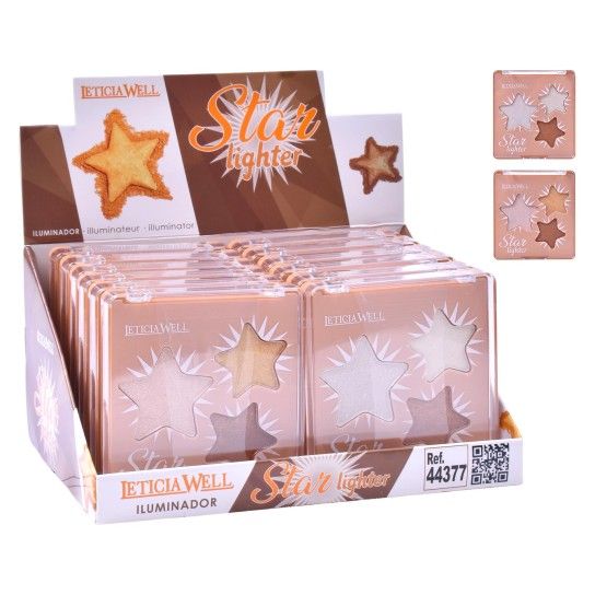 PALETA ILUMINADORES 3CORES 44377 12UN