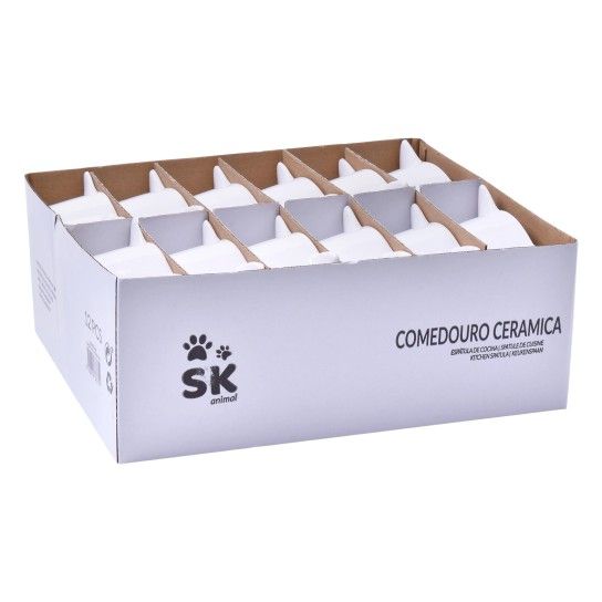 COMEDOURO CERAMICA 12X5CM SKPA-837-371 COMEDOURO CERAMICA 12X5CM SKPA-837-371