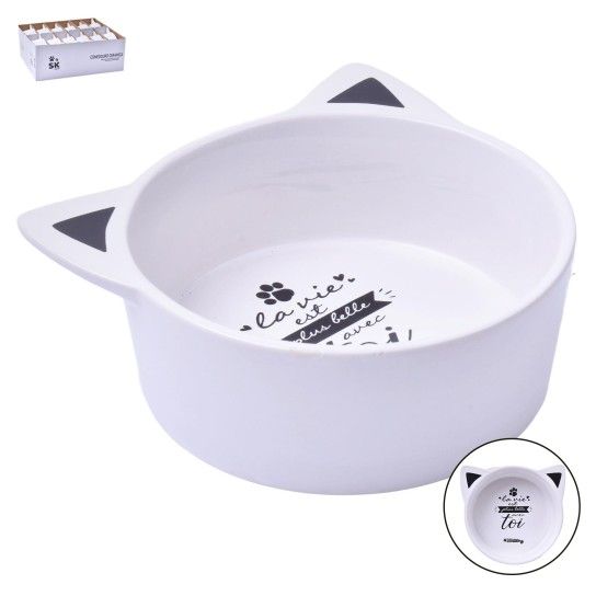 COMEDOURO CERAMICA 12X5CM SKPA-837-371