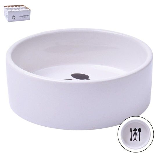 COMEDOURO CERAMICA 12X4CM SKPA-837-370