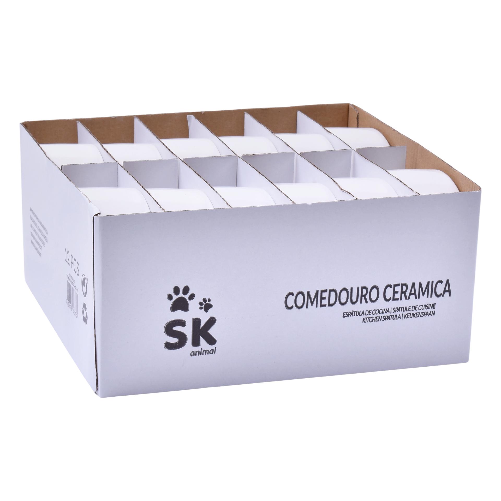 COMEDOURO CERAMICA 12X4CM SKPA-837-369 COMEDOURO CERAMICA 12X4CM SKPA-837-369