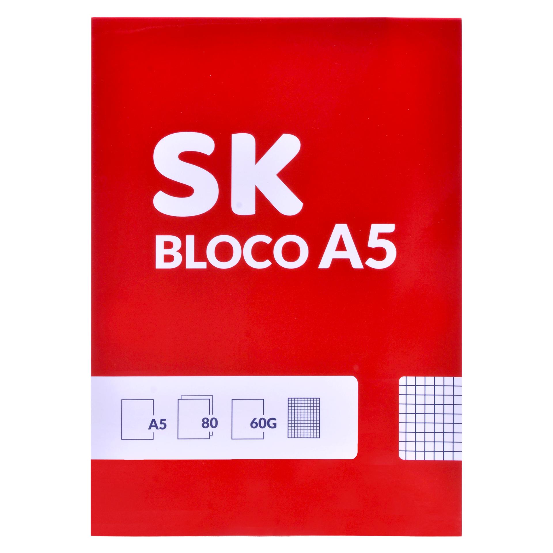 BLOCO A5 QUADRICULADO 953-18 SK CX60 BLOCO A5 QUADRICULADO 953-18 SK CX60