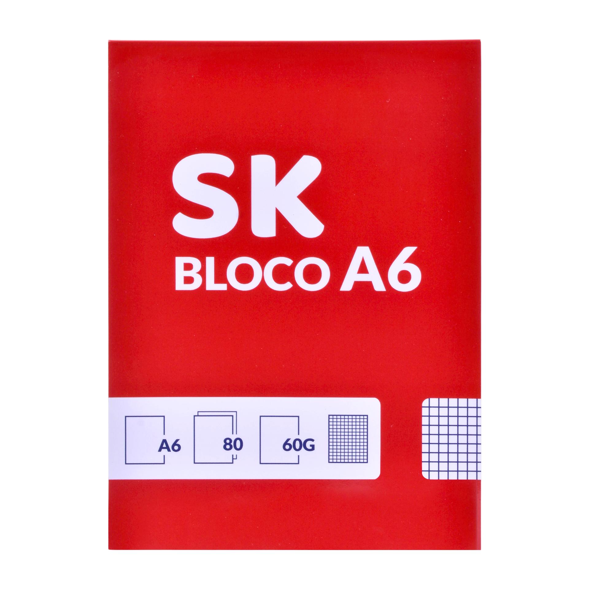 BLOCO A6 QUADRICULADO 953-21 SK CX120 BLOCO A6 QUADRICULADO 953-21 SK CX120