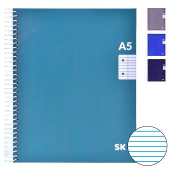 CADERNO A5 PAUTADO 953-12 SK CX24