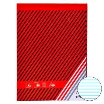 BLOCO PAPEL A5 80FLS PAUT.