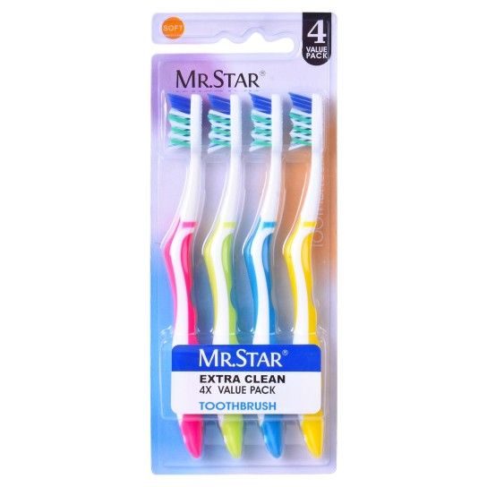 ESCOVA DENTES M 4UN 18,5CM 1226-050 CX288
