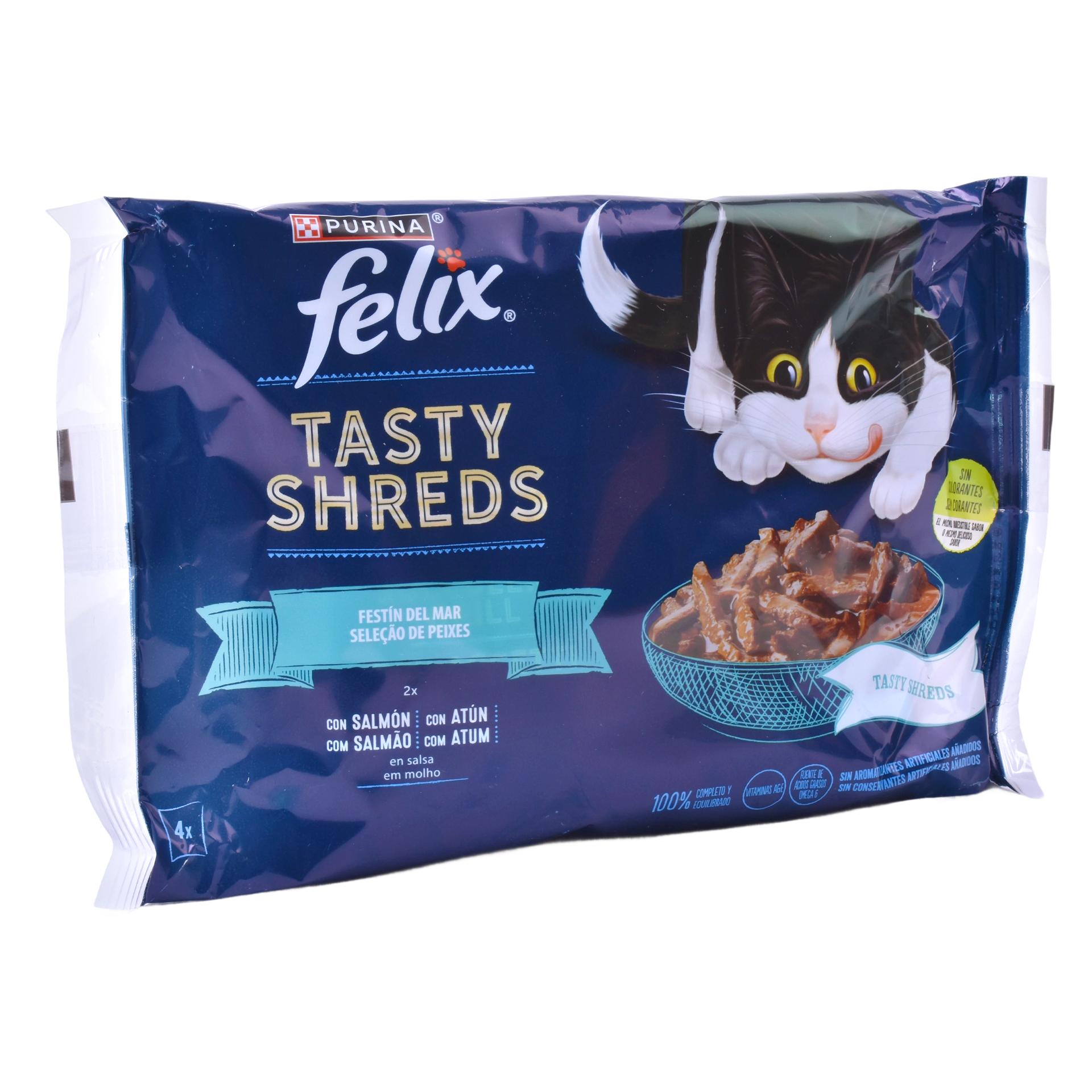 FELIX TASTY DUO PEIXE4X80G FELIX TASTY DUO PEIXE4X80G