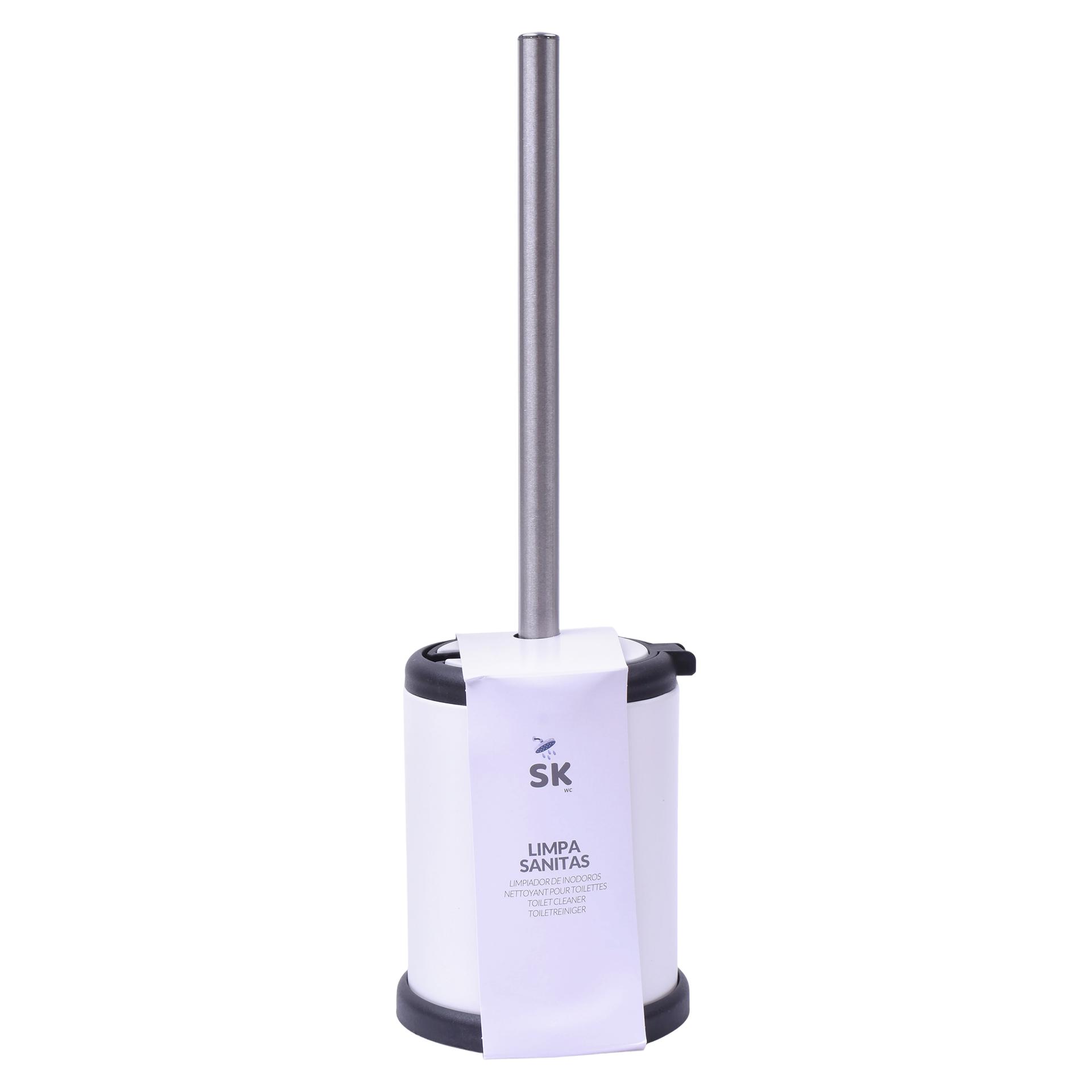 SUPORTE C/ESCOVA WC C/TPA SK-C-804-450 CX24Q12)20%