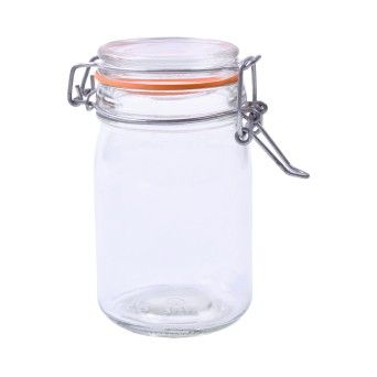 FRASCO VIDRO HERMETICO 250ML CX36
