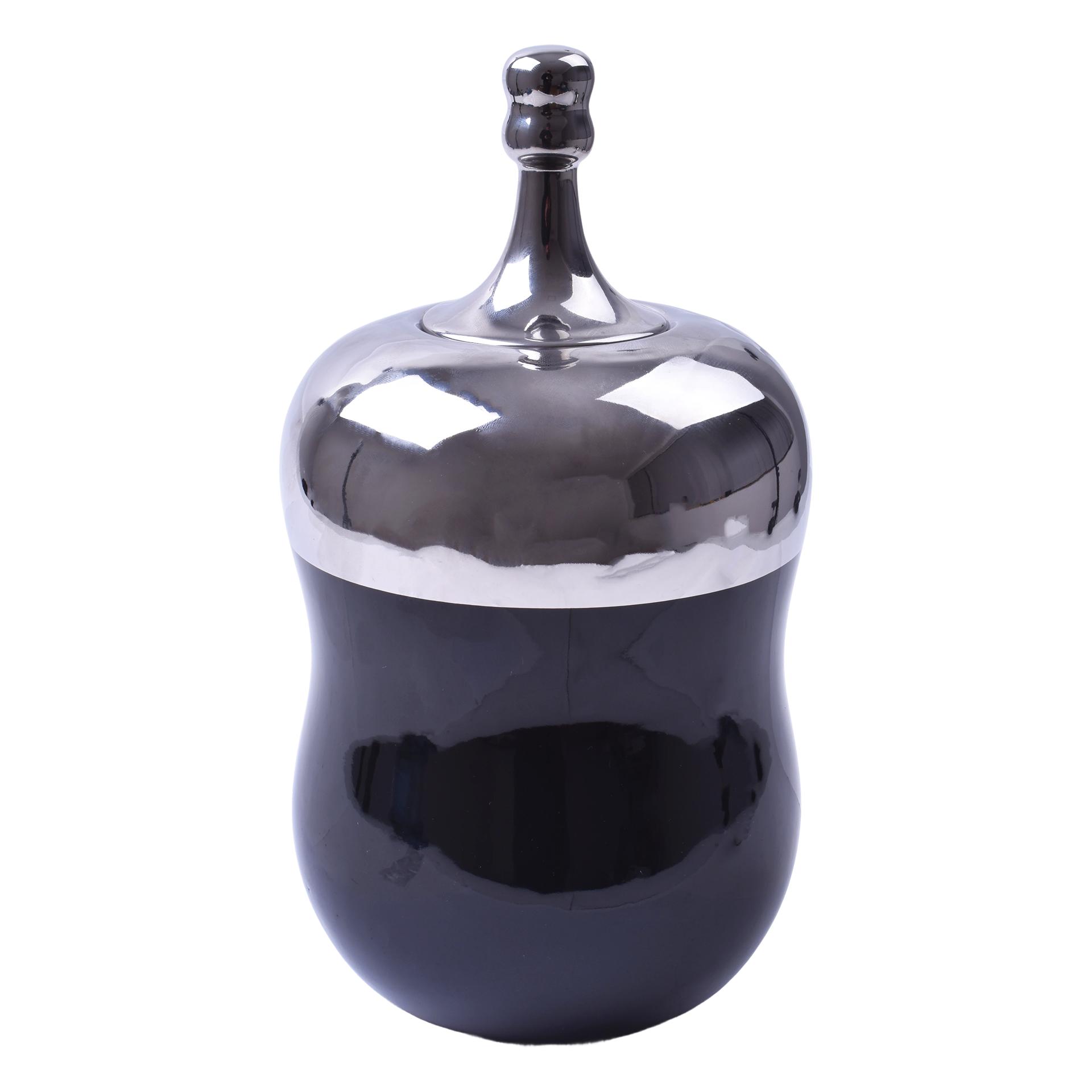 POTE DEC PRETO/PRATA CT1773Q60-12 POTE DEC PRETO/PRATA CT1773Q60-12