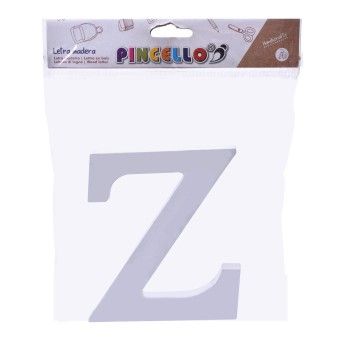 LETRA Z MADEIRA BRANCA 2X1CM 24065