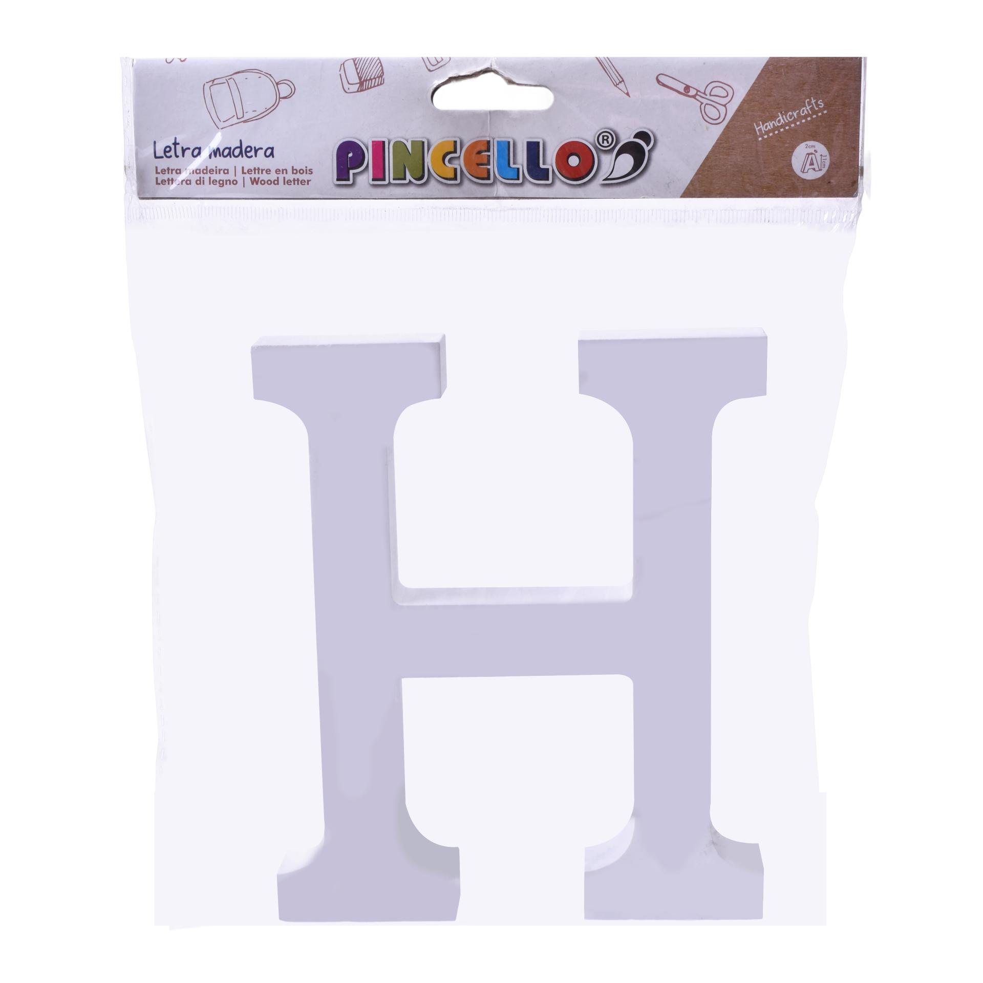 LETRA H MADEIRA BRANCA 1.8X15CM 24007 LETRA H MADEIRA BRANCA 1.8X15CM 24007