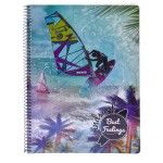 CADERNO ESPIRAL A4 80F LISO
