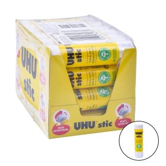COLA UHU STICK 24 X 8,2GR