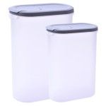 SET 2 FRASCOS C/TAMPA 2,1L/3,8L 645-090 SK