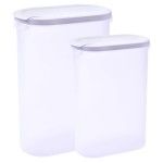 SET 2 FRASCOS C/TAMPA 2,1L/3,8L 645-090 SK