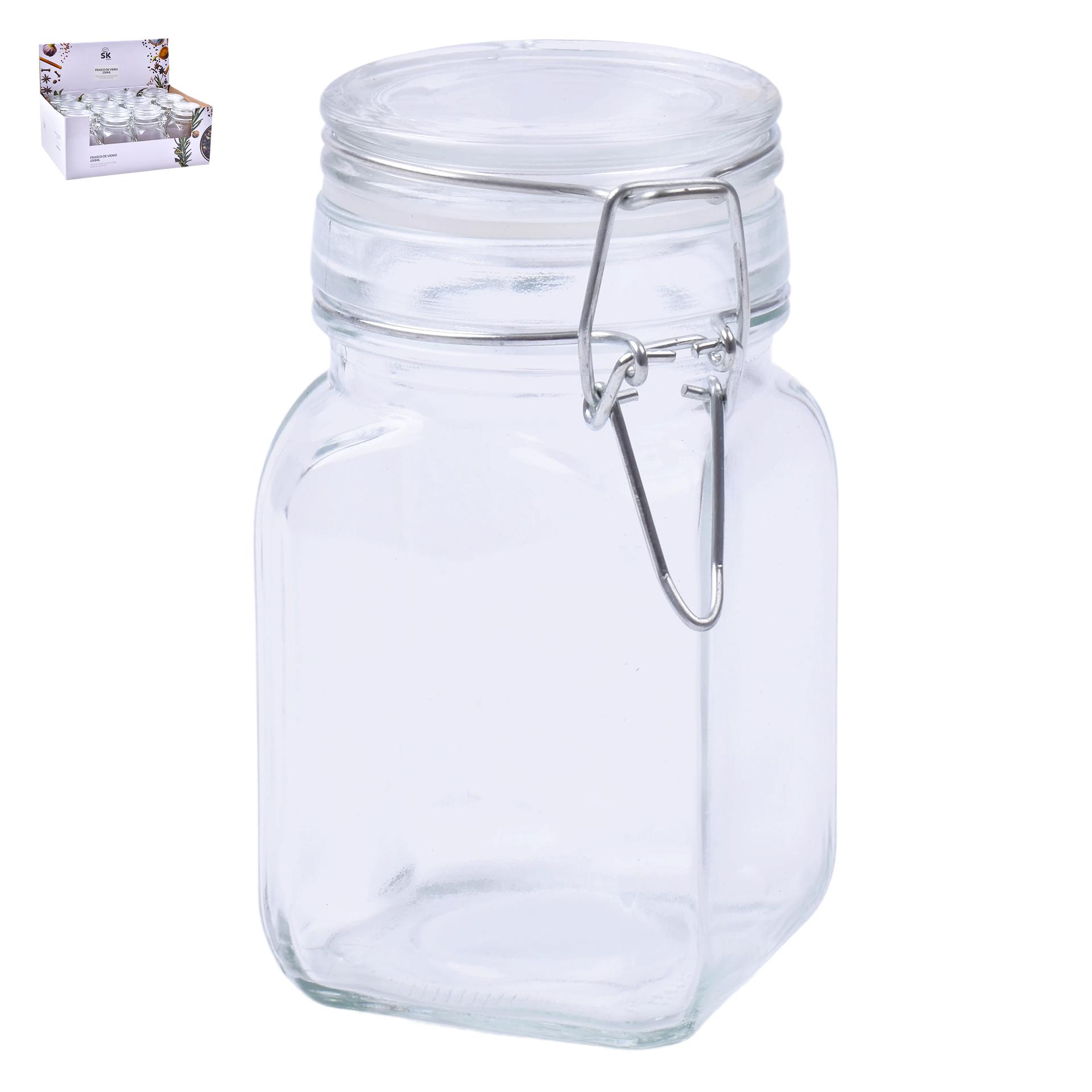FRASCO 250ML C/TP HERM 837-521 CX48 FRASCO 250ML C/TP HERM 837-521 CX48