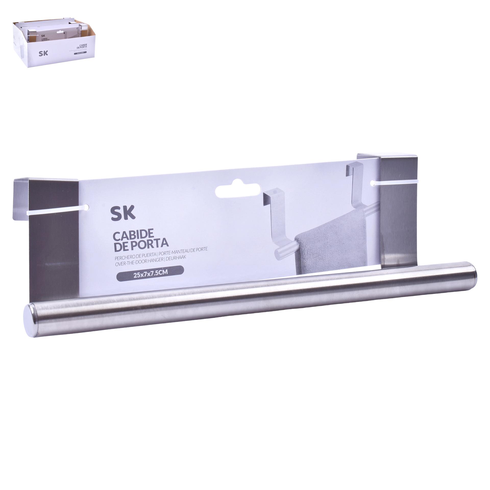 CABIDE P/PORTA 25X7X7,5CM 3044-029 CX36 CABIDE P/PORTA 25X7X7,5CM 3044-029 CX36