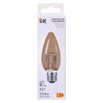 LAMPADA C35 220V 28W E-27 0253-02 CX96