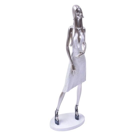 FIGURA DEC. MULHER 39,8CM HY7347WE FIGURA DEC. MULHER 39,8CM HY7347WE