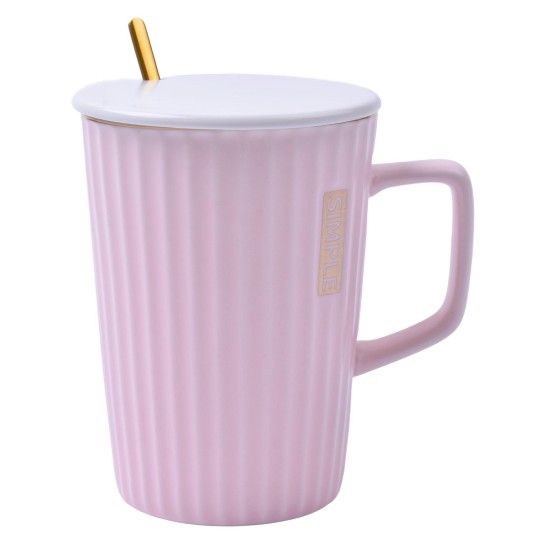 CANECA C/TAMPA COLHER 12X8,5CM 2717024CX60