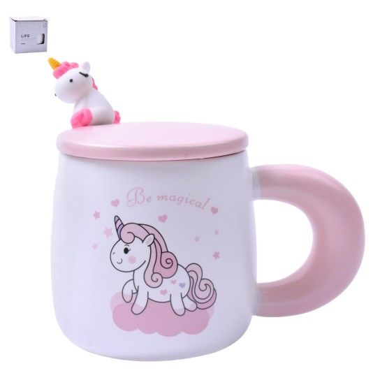 CANECA C/TAMPA+COLHER 9,8X8,1CM2717015CX60