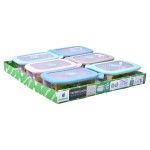 FIAMBREIRA RETANGULAR 0.3L 6UN REF.56820