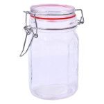 FRASCO VIDRO HEXAGONAL HERMETICO 113147