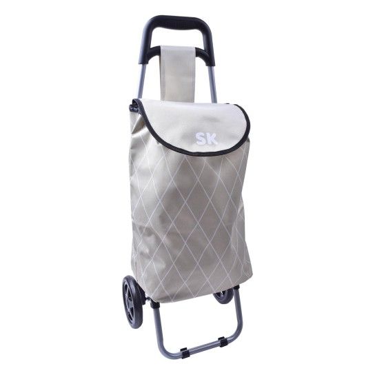 CARRINHO COMPRAS BEJE 87X32X28CM CX10 CARRINHO COMPRAS BEJE 87X32X28CM CX10