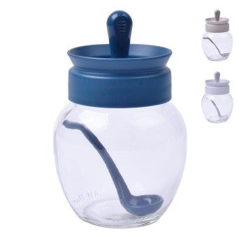 FRASCO VIDRO C/COLHER 370ML KC-264 CX24